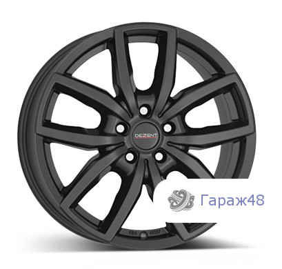 Dezent TE R17 / 7.5J PCD 5x114.3 ET 47 ЦО 67.1 Литые Черный матовый